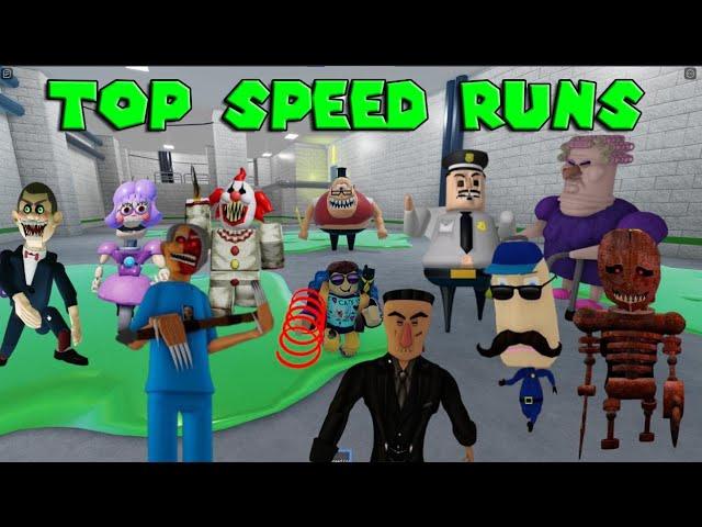 Best Speed Runs Scary Obby TOP 10 in Mr Stinky, Toby, Gary, Psycho, Gran, Nightmare,  AniTron