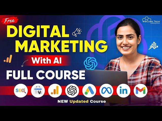 Digital Marketing with AI Full Course for Beginners in 4 HOURS - 2024 Updated [No Experience Needed]