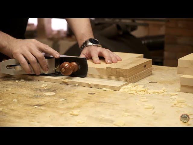 "Ласточкин хвост" ручным инструментом. | Dovetail joint by hand.