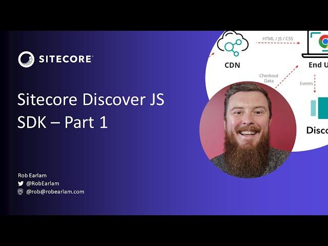 Intro: Sitecore Discover JS SDK - Part 1 - events | personalization | headless