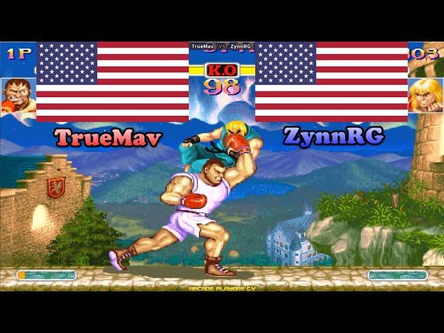 #arcade Super Street Fighter 2 Turbo  TrueMav (Usa) vs ZynnRG (Usa) 超级街霸2X