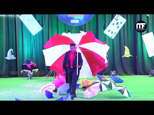 where did that umbrella come from | International magic show