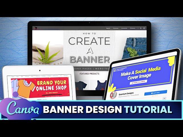 Create Stunning Banners FAST With Canva!