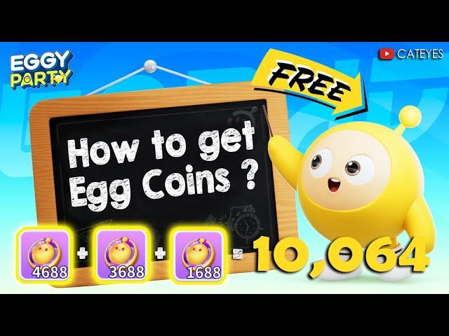  How do I get more than 10,000 FREE Egg Coins  Must Watch Eggy Party Game Tips and Tricks