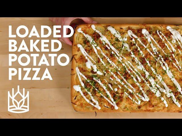 Loaded Baked Potato Pizza = Savory Heaven