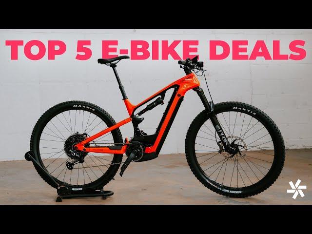 Top 5 BEST DEALS on E Bikes in 2024