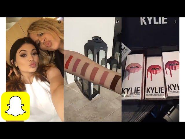 Kylie Jenner's LIP KIT on Snapchat | Kylie Snaps