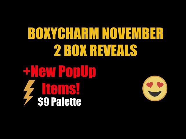 BOXYCHARM VARIATIONS! POPUP UPDATES!