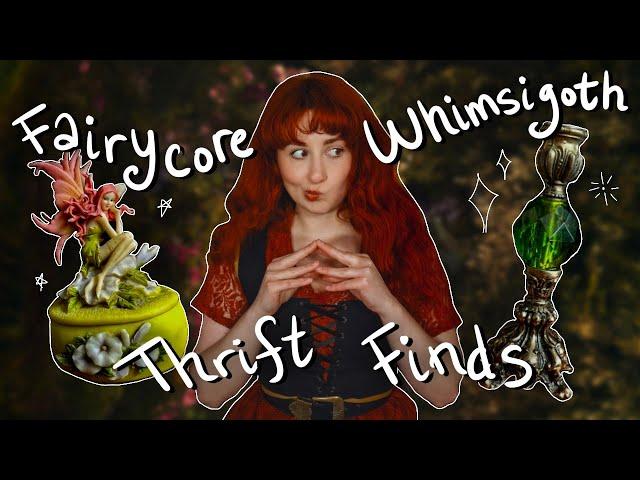  DREAMY Whimsigoth Fairycore Thrift Haul - Clothes, Decor, & Craft Supplies #fairycore #thrifthaul