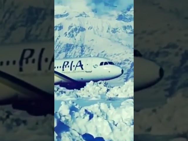 Airport skardu #snow #airplane #airbus #nature