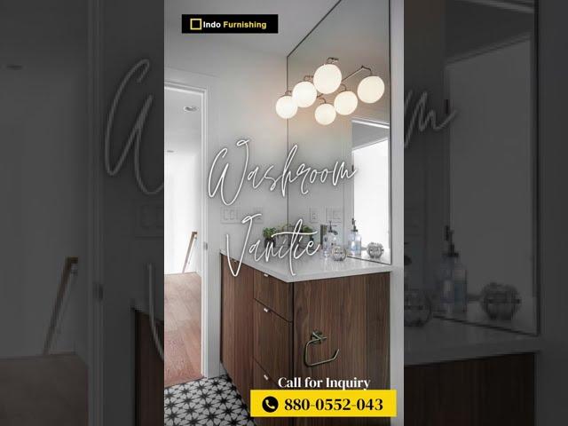 Get Luxury Modern Vanity Unit At An Extensive Budget || Indo Furnishing