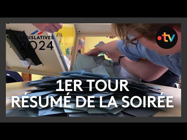 Législatives 2024 - résumé de la soirée du 1er tour