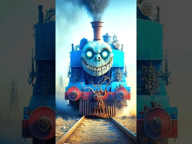 Scary Cursed Skeleton Thomas The Tank Engine Train  #shorts