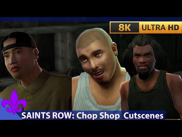 Saints Row (2006) Chop Shop Activity Cutscenes [8K 60fps]