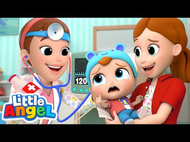 Be Brave Baby John! | Little Angel Kids Songs & Nursery Rhymes