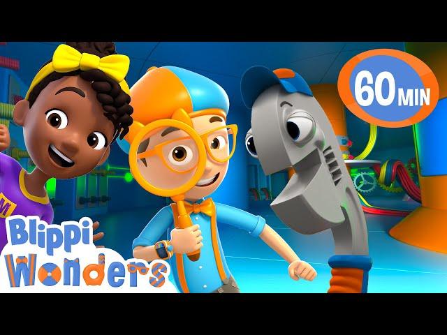 Oh no ! The BlippiMobile broke down ! | Blippi Wonders Educational Videos for Kids