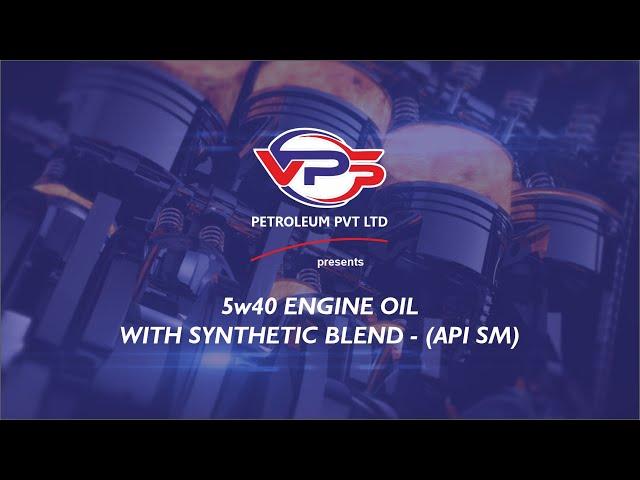 5w40 Engine Oil with Synthetic Blend -(API SM) l Speedex-India's No.1 Lubricant Oil | VPS Petroleum