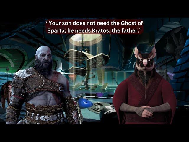 Kratos and Master Splinter Discuss Fatherhood