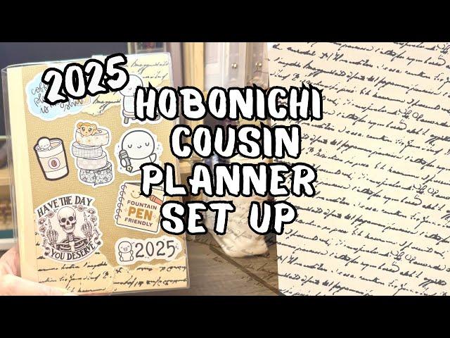 2025 Hobonichi Cousin Set Up | Planner Set Up | Plan With Meg