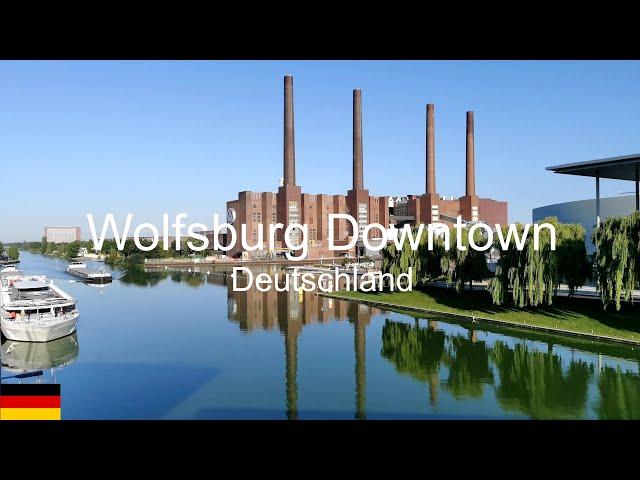 Wolfsburg walking in Downtown - August 2022 |4K UHD|