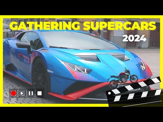 Supercarros no cais de Gaia - Gathering Supercars 2024