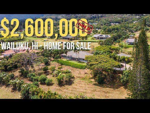 Maui  Stunning Home Tour in 641 Luahoana Pl ,Wailuku, Hawaii, Real Estate Video Tour.(SOLD)