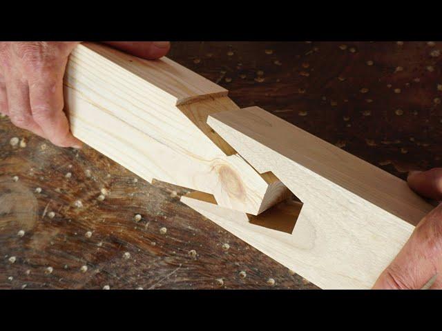 Awesome No Screw With Japanese Woodworking Joints Skills, Making Tensegrity Wood Structure