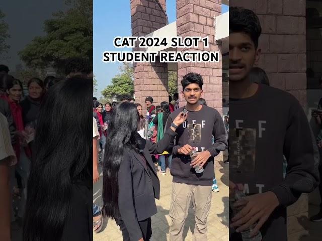 CAT 2024 Live Student Reaction Slot 1 Analysis  #cat2024