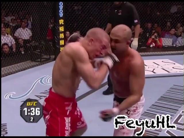 BJ Penn vs George St Pierre UFC 58 Highlights