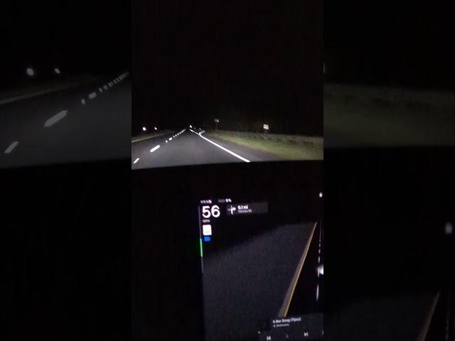 First Time Ever I Hit Zero Percent In My Tesla! #shorts #tesla #lowbattery #electricvehicle #model3