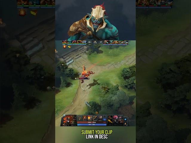 Huskar flying to the fountain #dota2  #shorts #huskar