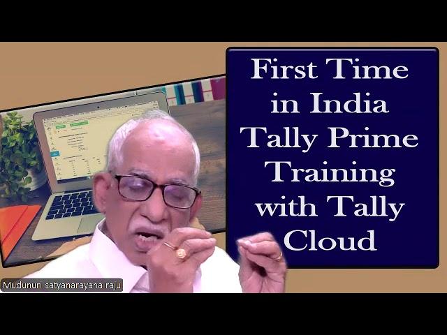 Tally Prime 5.1 Training with Tally Cloud with Original Business documents