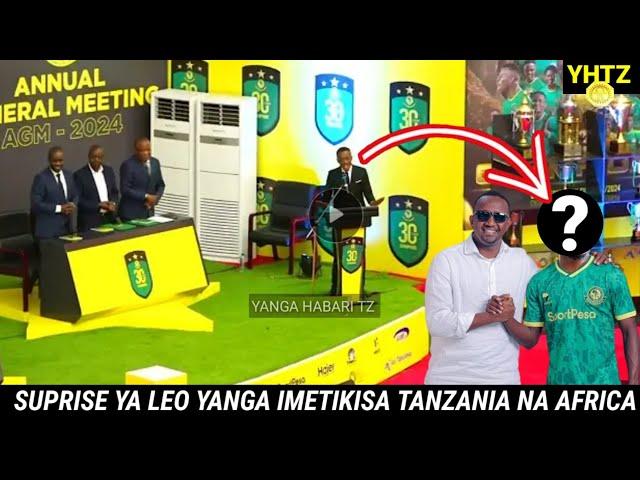 YANGA LEO WAFANYA SUPRISE YA UTAMBULISHO WA MCHEZAJI MPYA DAA NA AFRICA NZIMA IMEZIZIMA TIZAMA