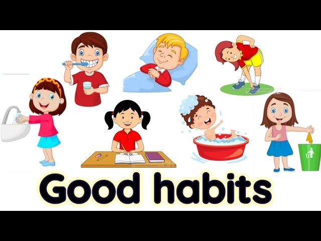 Good habits for kids | Good habits |Good habits and bad habits|Good habit |Personal hygiene for kids