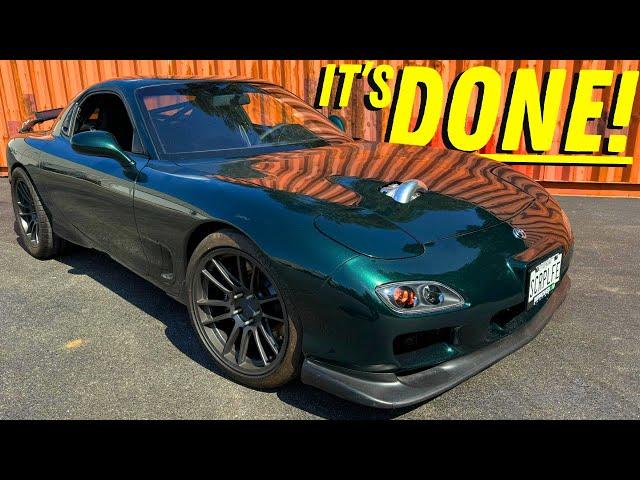 My Supercharged Mazda Rx7 Is FINALLY Finished!