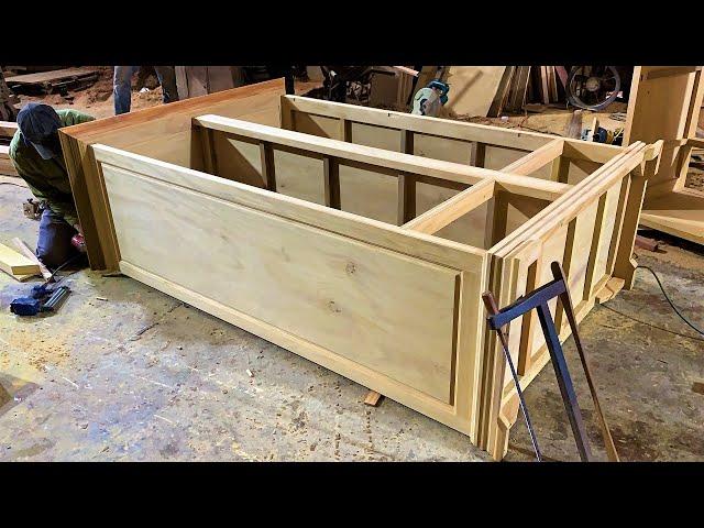 Woodworking Project Design Furniture and Amazing Skills // Make Modern 2-chamber Beautiful Wardrobe