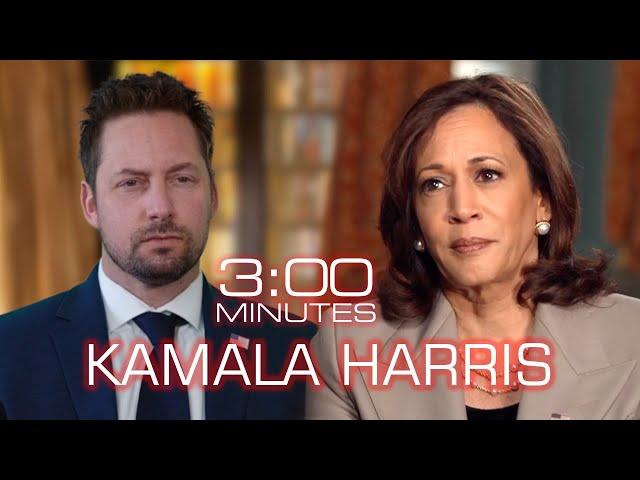 3 Minutes: Interview with Kamala Harris