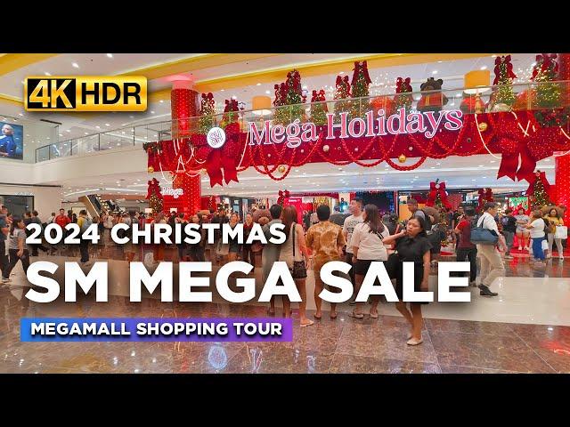 2024 SM MEGAMALL Christmas Tour | TOP Mall in the Philippines featuring its 3-DAY MEGA SALE!