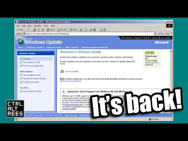 Updating Windows The Old Fashioned Way - In 2024