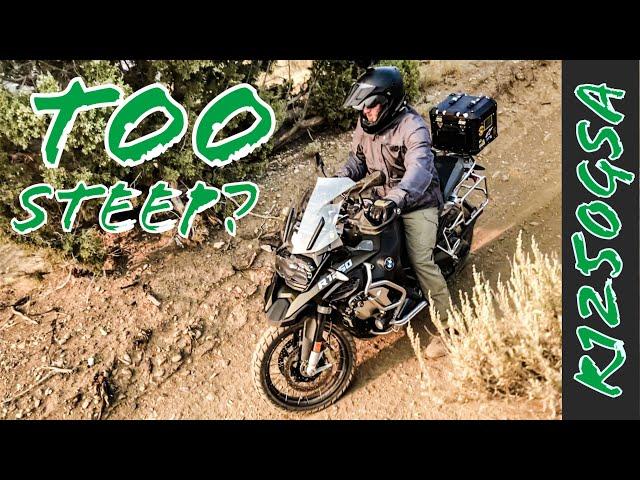 BMW R1250GS ADVENTURE OFF ROAD | Mike Attempts His Biggest Descent Yet!!