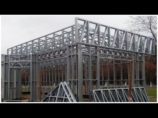 Light gauge steel frame building system for low cost housing projects