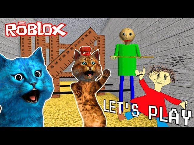 ЛИНЕЙКИ БАЛДИ ПОВСЮДУ / РОБЛОКС ОББИ БАЛДИ / Baldi's Basics Obby ROBLOX / КОТЁНОК ЛАЙК