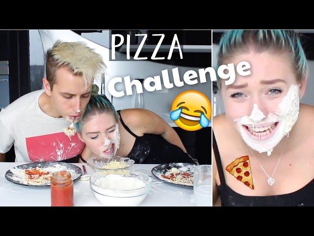 PIZZA CHALLENGE ohne Hände !! | BibisBeautyPalace