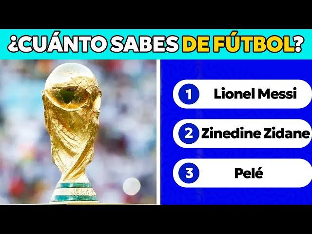 ¿Cuánto sabes de Fútbol? ️ Quiz de Fútbol Nivel Básico 