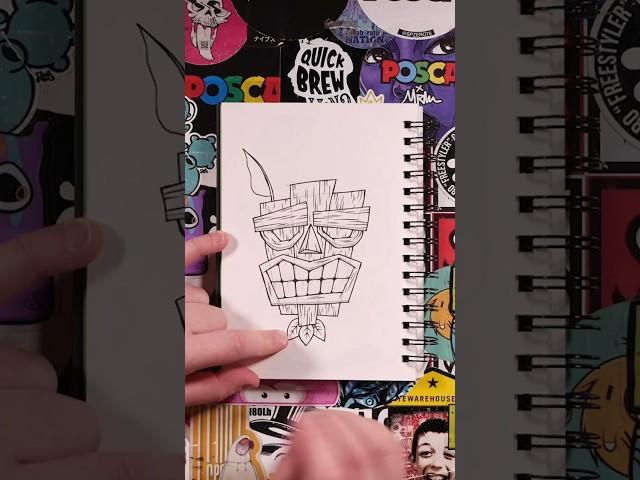 This week in the Korp Academy we are drawing Tiki masks. #doodlewithkorp #drawingtutorial