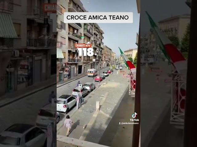 Servizio Ambulanza Teano CROCE AMICA  #ambulance #ambulans #ambulanza #teano #ambulância #notruf