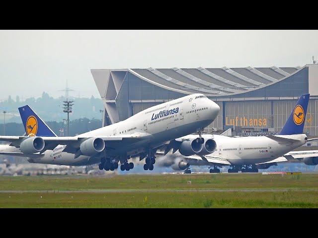 FRANKFURT AIRPORT PLANESPOTTING  - 44 Mins of Pure Aviation - 40 Takeoffs and Landings