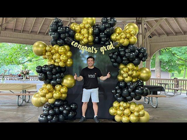 Easy to make Graduation balloon Garland (Balloon Ideas)