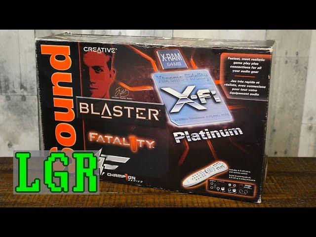 XP Upgrade! Sound Blaster X-Fi Platinum Fatal1ty Sound Card