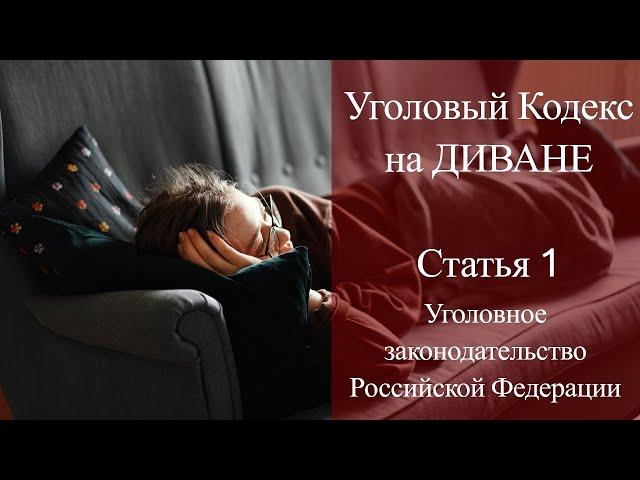 Статья 1 УК РФ на диване - уголовное законодательство Российской Федерации / адвокат Смирнов А.М.